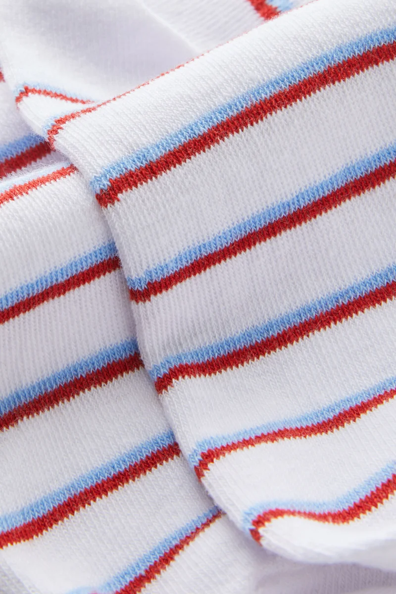 روبي Stripe Mid Crew Sock